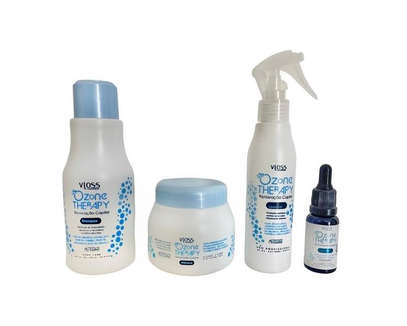 Vloss kit Ozone Therapy Óleo Ozonizado 4x1 linha Home Care - Óleo